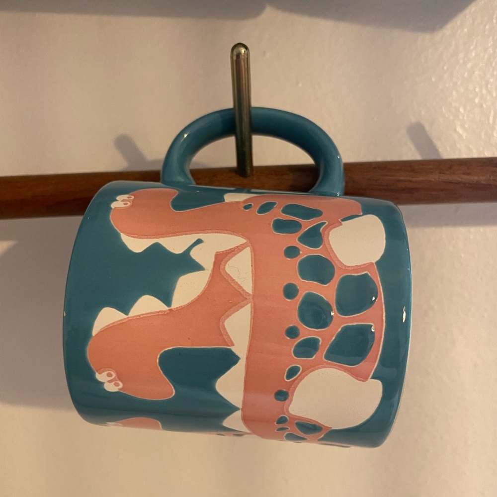 Vintage Waechtersbach dinosaur mug